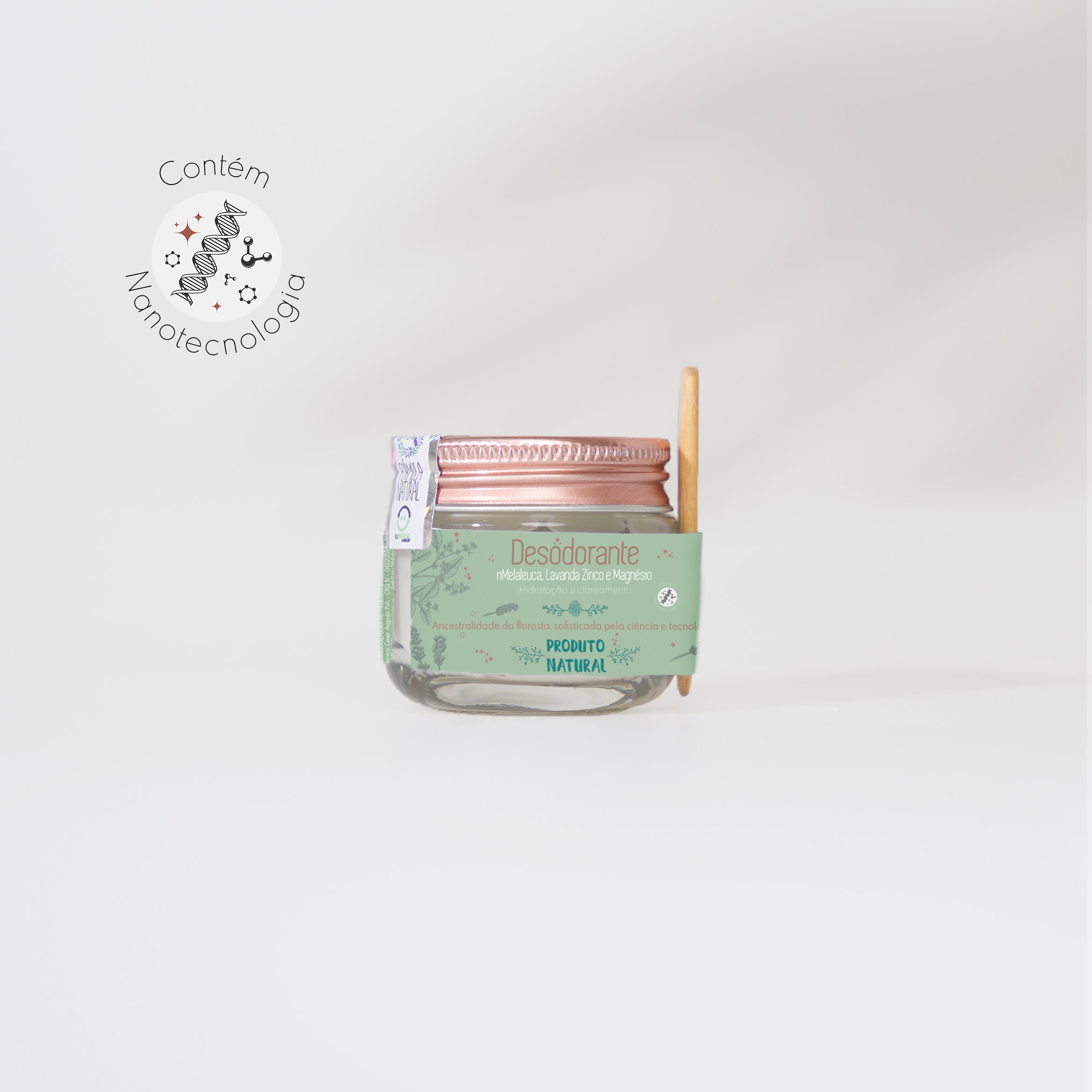 Desodorante Natural nMalaleuca e Lavanda - De La Terre Cosmeticos
