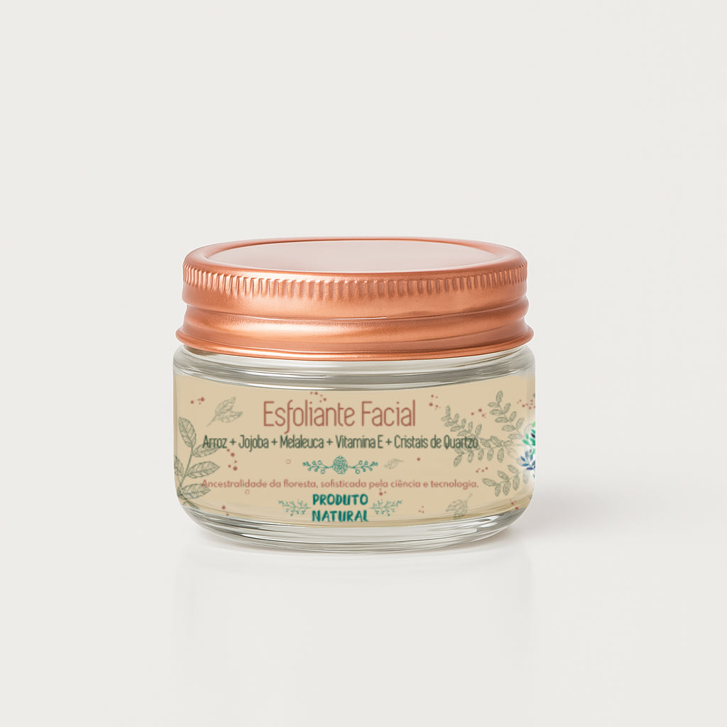 Creme Esfoliante de Arroz com Aloe Vera e Vitamina E