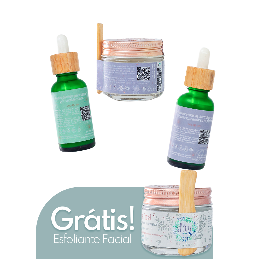 Kit Regenera Noite - De La Terre Cosmeticos